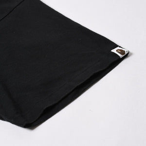 A BATHING APE アベイシングエイプ Ape Shall Never Kill Ape 半袖Tシャツ コットン ブラック ホワイト サイズ3XL 良品 中古 4a007422