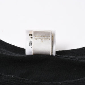A BATHING APE アベイシングエイプ Ape Shall Never Kill Ape 半袖Tシャツ コットン ブラック ホワイト サイズ3XL 良品 中古 4a007422