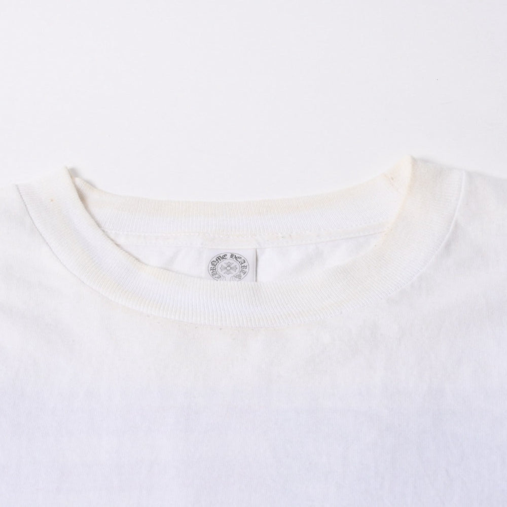 CHROME HEARTS クロムハーツ 半袖Tシャツ サイズXXL 星条旗 アメリカンフラッグ ヴァインダガー ホワイト 良品 中古 4a007382