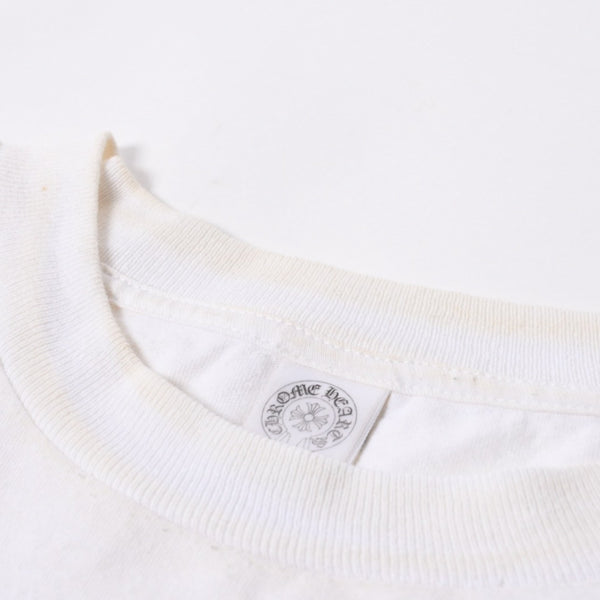 CHROME HEARTS クロムハーツ 半袖Tシャツ サイズXXL 星条旗 アメリカンフラッグ ヴァインダガー ホワイト 良品 中古 4a007382