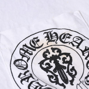 CHROME HEARTS クロムハーツ 半袖Tシャツ サイズXXL 星条旗 アメリカンフラッグ ヴァインダガー ホワイト 良品 中古 4a007382