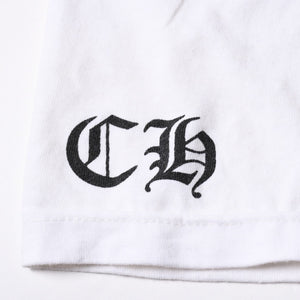 CHROME HEARTS クロムハーツ 半袖Tシャツ サイズXXL 星条旗 アメリカンフラッグ ヴァインダガー ホワイト 良品 中古 4a007382