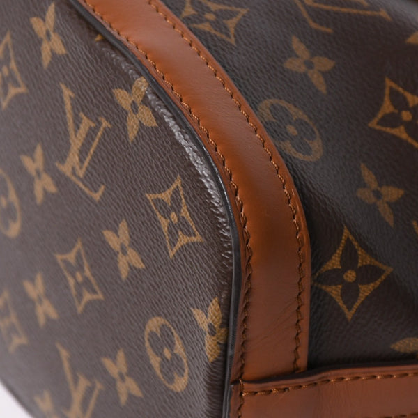 極美品 LOUIS VUITTON ルイヴィトン ドーフィーヌ バックパック リュック M45142 モノグラムリバース ブラウン ベージュ ゴールド金具 中古 4a008637