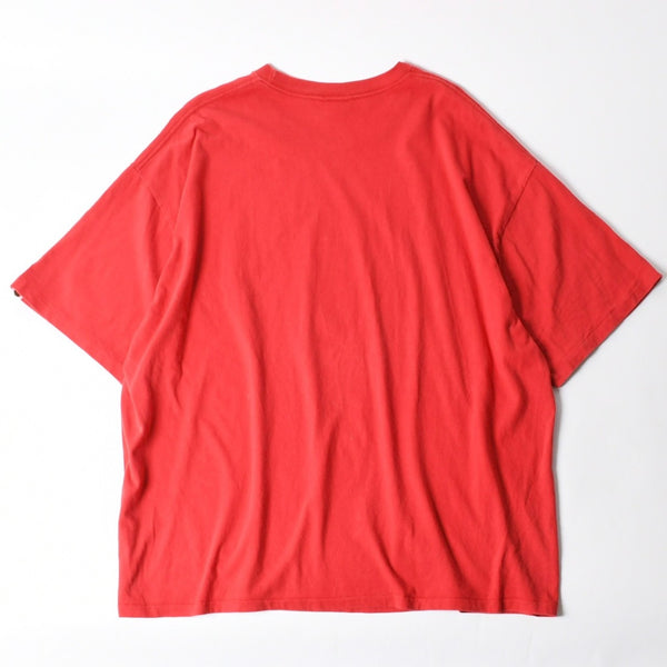 A BATHING APE アベイシングエイプ BAPE ベイプ 半袖 Tシャツ BAPE 王冠 サイズ 3XL レッド 美品 中古 4a007406