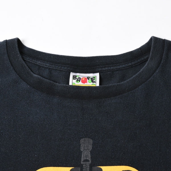 A BATHING APE アベイシングエイプ BAPE ベイプ 半袖 Tシャツ BAPE タイガー サイズ 3XL ブラック オレンジ レッド 美品 中古 4a007404