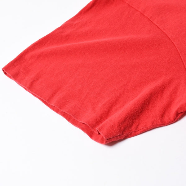 A BATHING APE アベイシングエイプ BAPE ベイプ 半袖 Tシャツ BAPE 王冠 サイズ 3XL レッド 美品 中古 4a007406
