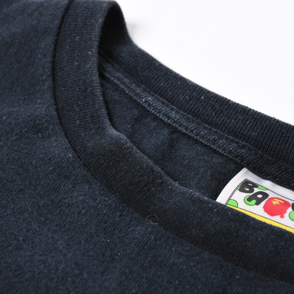 A BATHING APE アベイシングエイプ BAPE ベイプ 半袖 Tシャツ BAPE タイガー サイズ 3XL ブラック オレンジ レッド 美品 中古 4a007404