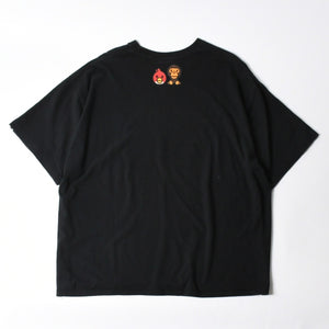A BATHING APE アベイシングエイプ アングリーバード 半袖Tシャツ コットン ブラック マルチカラー サイズ3XL 美品 中古 4a007398