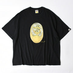 A BATHING APE アベイシングエイプ BAPE ベイプ 半袖 Tシャツ ブラックゴールド サイズ 3XL 美品 中古 4a007400