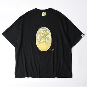A BATHING APE アベイシングエイプ BAPE ベイプ 半袖 Tシャツ ブラックゴールド サイズ 3XL 美品 中古 4a007400