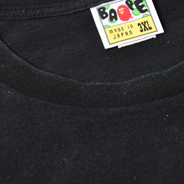 A BATHING APE アベイシングエイプ BAPE ベイプ 半袖 Tシャツ ブラックゴールド サイズ 3XL 美品 中古 4a007400