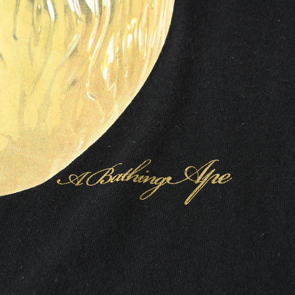 A BATHING APE アベイシングエイプ BAPE ベイプ 半袖 Tシャツ ブラックゴールド サイズ 3XL 美品 中古 4a007400