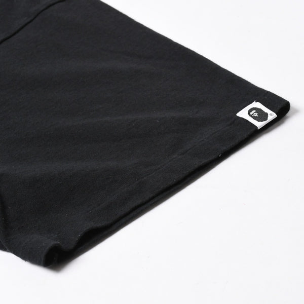 A BATHING APE アベイシングエイプ ワンピース シャンクス 半袖Tシャツ JAPAN製 コットン ブラック サイズ3XL 美品 中古 4a007380