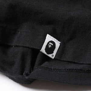 A BATHING APE アベイシングエイプ ワンピース シャンクス 半袖Tシャツ JAPAN製 コットン ブラック サイズ3XL 美品 中古 4a007380