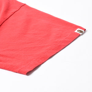 A BATHING APE アベイシングエイプ BAPE ベイプ 半袖 Tシャツ エイプヘッド サイズ3XL レッド 美品 中古 4a007407