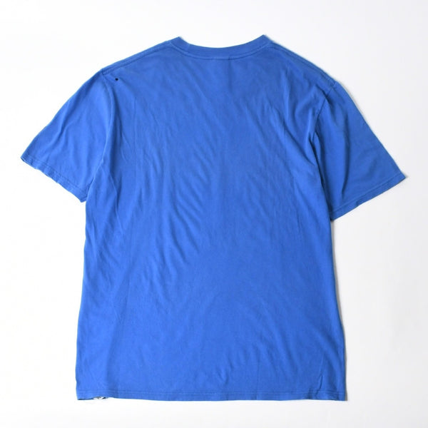 SUPREME シュプリーム THE NORTH FACE ザノースフェイス 半袖Tシャツ コットン ブルー サイズL 美品 中古 4a007303