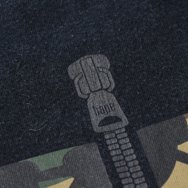 A BATHING APE アベイシングエイプ BAPE ベイプ 半袖 Tシャツ タイガー シャーク サイズ3XL ブラック 美品 中古 4a007421