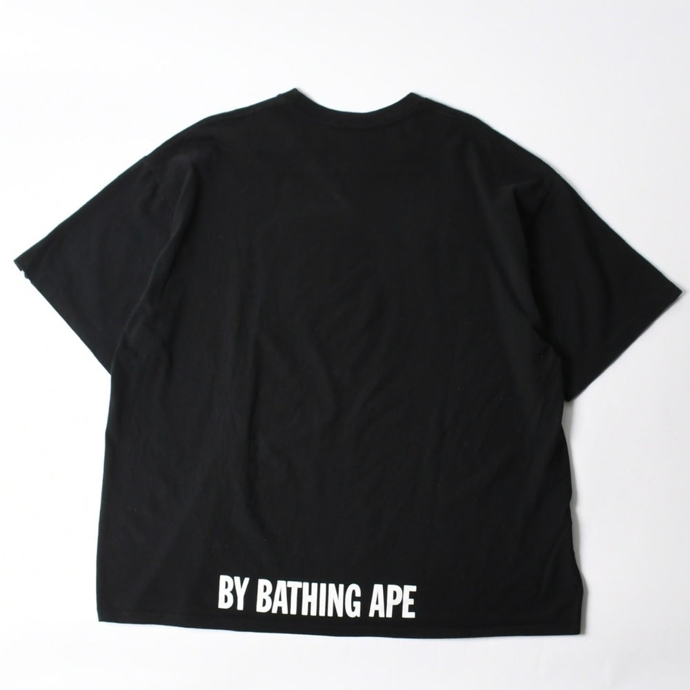 A BATHING APE アベイシングエイプ ワンピース シャンクス 半袖Tシャツ JAPAN製 コットン ブラック サイズ3XL 美品 中古 4a007380