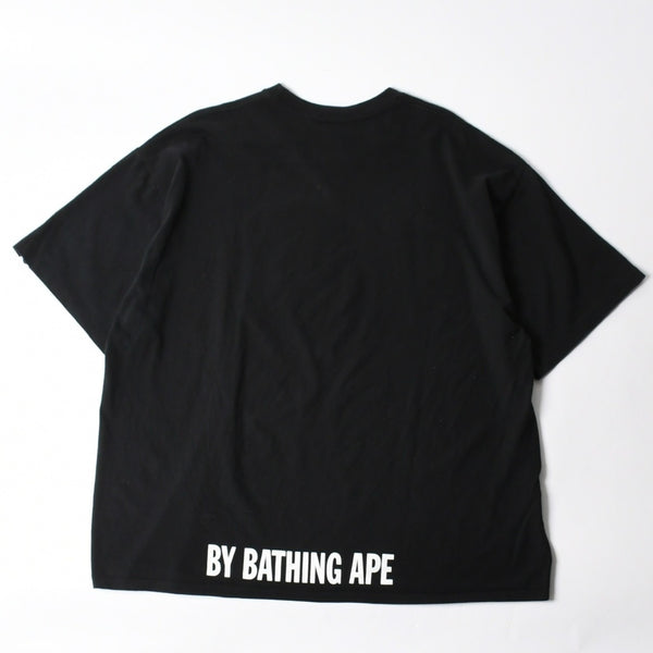 A BATHING APE アベイシングエイプ ワンピース シャンクス 半袖Tシャツ JAPAN製 コットン ブラック サイズ3XL 美品 中古 4a007380