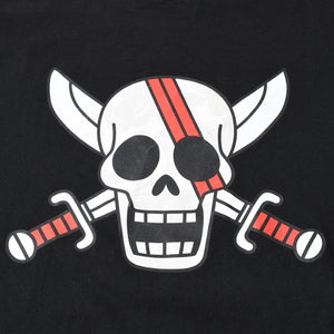 A BATHING APE アベイシングエイプ ワンピース シャンクス 半袖Tシャツ JAPAN製 コットン ブラック サイズ3XL 美品 中古 4a007380