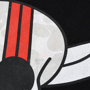 A BATHING APE アベイシングエイプ ワンピース シャンクス 半袖Tシャツ JAPAN製 コットン ブラック サイズ3XL 美品 中古 4a007380