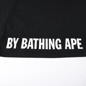 A BATHING APE アベイシングエイプ ワンピース シャンクス 半袖Tシャツ JAPAN製 コットン ブラック サイズ3XL 美品 中古 4a007380