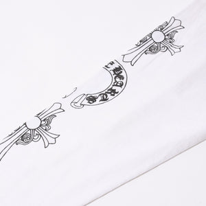 CHROME HEARTS クロムハーツ オールド 長袖Tシャツ サイズXXL FUCK YOU ホースシュー オールドクロス ホワイト 美品 中古 4a007409