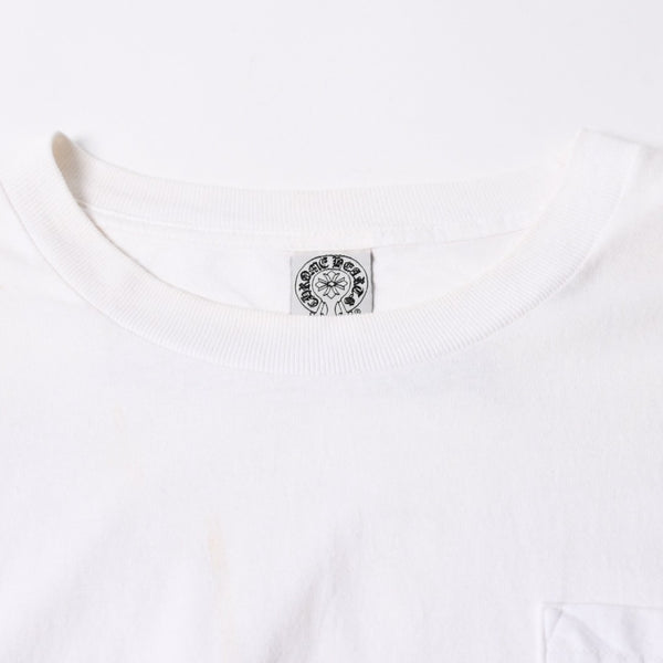 CHROME HEARTS クロムハーツ オールド 長袖Tシャツ サイズXXL FUCK YOU ホースシュー オールドクロス ホワイト 美品 中古 4a007409