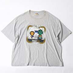 A BATHING APE アベイシングエイプ BAPE ベイプ 半袖 Tシャツ スターウォーズ ベビーマイロ サイズ3XL グレー 美品 中古 4a007385