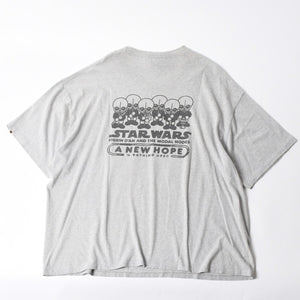 A BATHING APE アベイシングエイプ BAPE ベイプ 半袖 Tシャツ スターウォーズ ベビーマイロ サイズ3XL グレー 美品 中古 4a007385