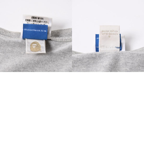 A BATHING APE アベイシングエイプ BAPE ベイプ 半袖 Tシャツ スターウォーズ ベビーマイロ サイズ3XL グレー 美品 中古 4a007385