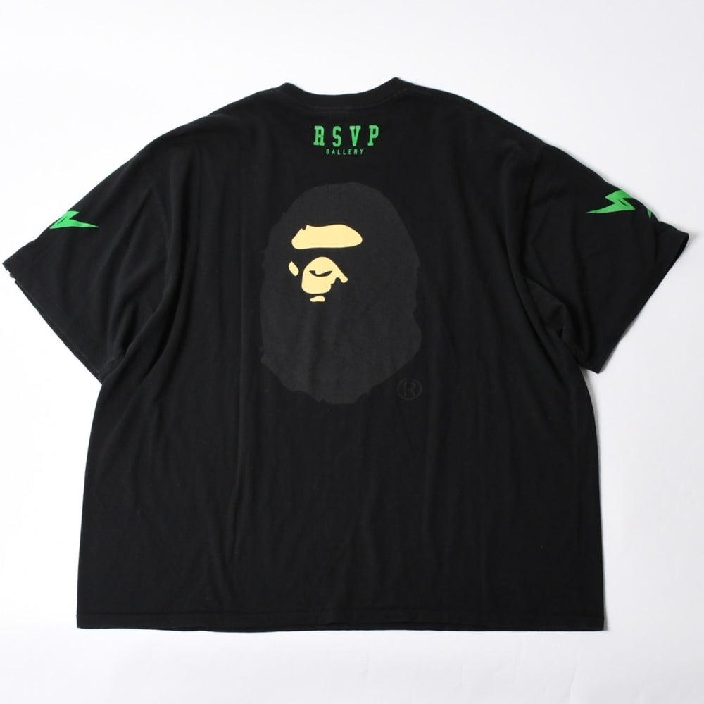 A BATHING APE X RSVP GALLERY TEE アベイシングエイプ X アールエスブイピーギャラリーTシャツ サイズ3XL 美品 中古 4a007391