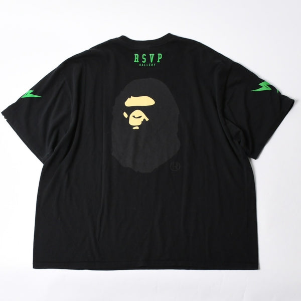 A BATHING APE X RSVP GALLERY TEE アベイシングエイプ X アールエスブイピーギャラリーTシャツ サイズ3XL 美品 中古 4a007391