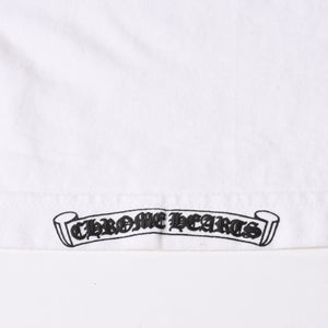CHROME HEARTS クロムハーツ オールド 長袖Tシャツ サイズXXL FUCK YOU ホースシュー オールドクロス ホワイト 美品 中古 4a007409