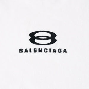 BALENCIAGA バレンシアガ ユニティスポーツ アイコンTシャツ 768068 TPVG9 Lサイズ ホワイト サッカーシャツ ドッキング 美品 中古 4a007337