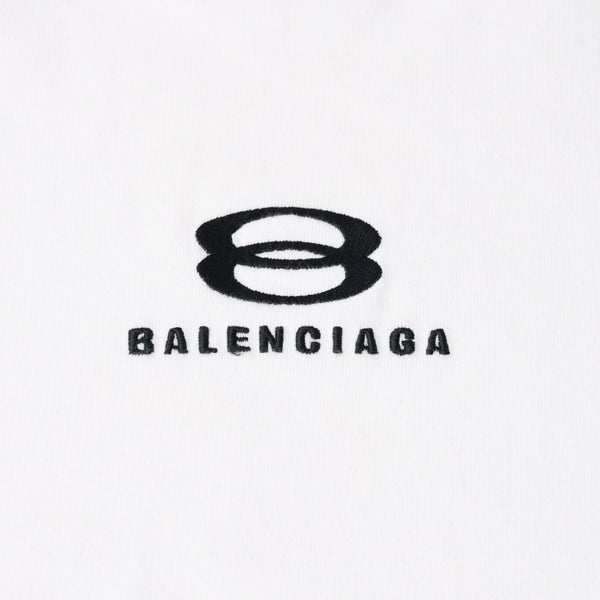 BALENCIAGA バレンシアガ ユニティスポーツ アイコンTシャツ 768068 TPVG9 Lサイズ ホワイト サッカーシャツ ドッキング 美品 中古 4a007337