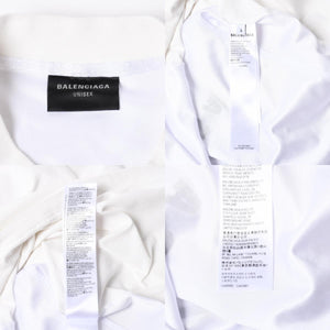 BALENCIAGA バレンシアガ ユニティスポーツ アイコンTシャツ 768068 TPVG9 Lサイズ ホワイト サッカーシャツ ドッキング 美品 中古 4a007337