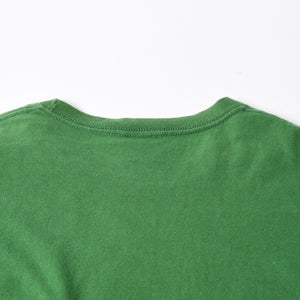 A BATHING APE アベイシングエイプ ロゴグラフィット 半袖Tシャツ 日本製 コットン グリーン マルチカラー サイズ3XL 美品 中古 4a007401