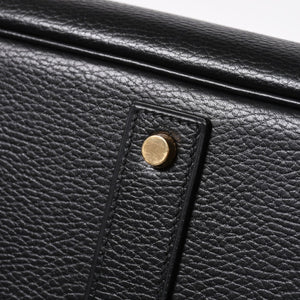 HERMES エルメス オータクロア 50 ハンドバッグ □G刻印 ノワール トゴ 2003年製 内縫い ゴールド金具 美品 中古 4a007433
