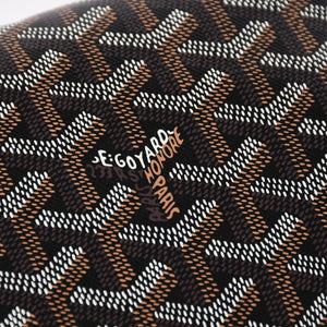 新品同様品 GOYARD ゴヤール ボウリング25 トイレタリーバッグ クラッチバッグ BOWLIN025TY01CL01P PVC レザー ブラック 中古 4a007437