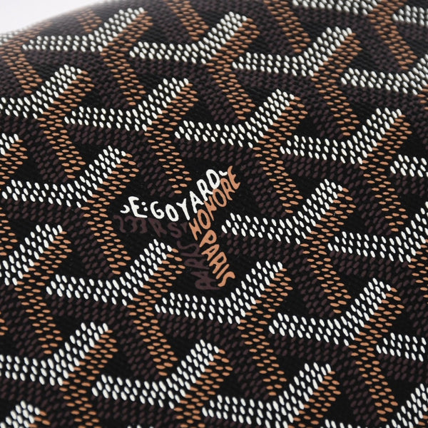 新品同様品 GOYARD ゴヤール ボウリング25 トイレタリーバッグ クラッチバッグ BOWLIN025TY01CL01P PVC レザー ブラック 中古 4a007437