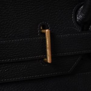 HERMES エルメス オータクロア 50 ハンドバッグ □G刻印 ノワール トゴ 2003年製 内縫い ゴールド金具 美品 中古 4a007433