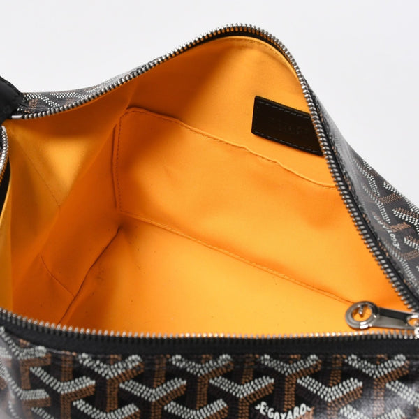 新品同様品 GOYARD ゴヤール ボウリング25 トイレタリーバッグ クラッチバッグ BOWLIN025TY01CL01P PVC レザー ブラック 中古 4a007437