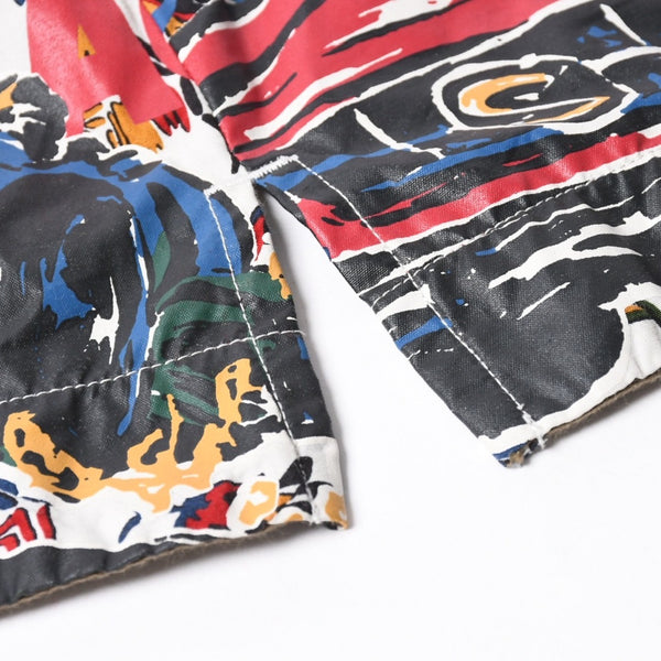 極美品 sacai サカイ 25SS CAR RACE TROPICAL PRINT SHIRT カーレース トロピカル プリント 半袖シャツ 25-03651M サイズ2 総柄 中古 4a007446