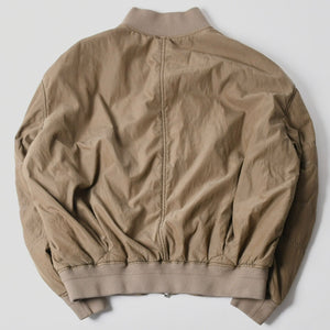 極美品 Dior ディオール × STONE ISLAND ストーンアイランド ボンバージャケット 493C401A6263 サイズ54 ブラウン 中古 4a007456