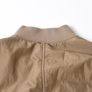 極美品 Dior ディオール × STONE ISLAND ストーンアイランド ボンバージャケット 493C401A6263 サイズ54 ブラウン 中古 4a007456
