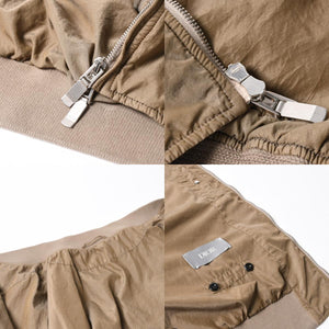 極美品 Dior ディオール × STONE ISLAND ストーンアイランド ボンバージャケット 493C401A6263 サイズ54 ブラウン 中古 4a007456