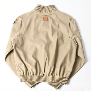 新品未使用 LOUIS VUITTON ルイヴィトン 24AW エンブロイダード ボンバージャケット RM242MQ RM6 HRB40E サイズ46 ベージュ 中古 4a007239