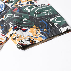 極美品 sacai サカイ 25SS CAR RACE TROPICAL PRINT SHIRT カーレース トロピカル プリント 半袖シャツ 25-03651M サイズ2 総柄 中古 4a007446
