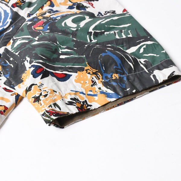 極美品 sacai サカイ 25SS CAR RACE TROPICAL PRINT SHIRT カーレース トロピカル プリント 半袖シャツ 25-03651M サイズ2 総柄 中古 4a007446